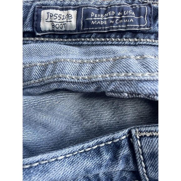 Miss Me Jeans Women’s 28 Bootcut JP5519B Embroidered Cross Bling Pocket JP5519B - Picture 3 of 13